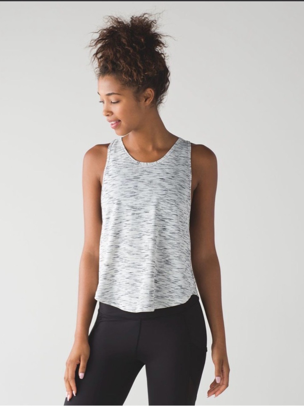 Lululemon Rush Hour Tank
Tiger Space Dye Black White